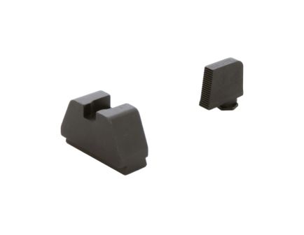 AmeriGlo 4XL Optic Compatible Sight, Serrated .385" Front, Flat Black .480" Rear, fits All Glocks