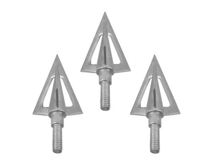 Stryke Ion 100 gr Fixed Blade Broadhead, Gray Pack of 3