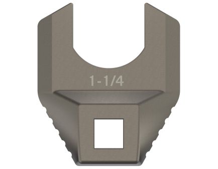 Real Avid Master-Fit Wrench, Wrench, Stainless Steel, 1-1/4 Free-Float Barrel Nut