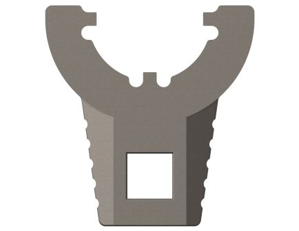 Real Avid Master-Fit Wrench, Wrench, Stainless Steel, Thin Castle Nut