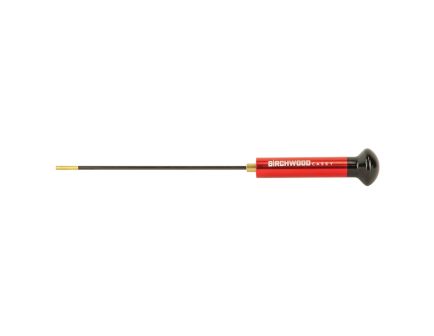 Birchwood Casey Premium Carbon .270 Cal/.50 Cal 44" 1-Piece Cleaning Rod, Black/Red