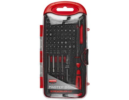 Birchwood Casey Pro Screwdriver Set, 40 Piece Kit, Red - BCPROSDS