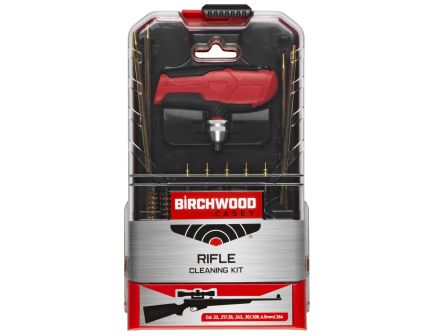 Birchwood Casey Universal Rifle Cleaning Kit, 21 Piece, Unique Handle