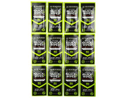 Breakthrough Clean Technologies Quick Wipes, Solvent, 12ct