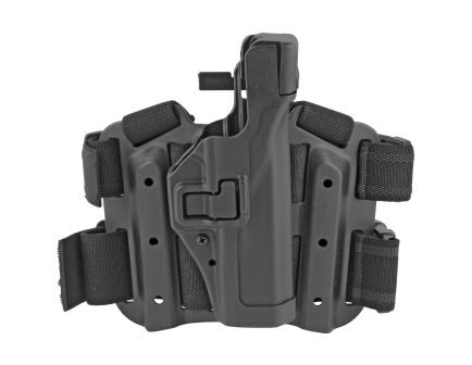 BLACKHAWK Level 3 Tactical SERPA Holster, Fits Glock 17/19/22/23/31/32, Right Hand, Black
