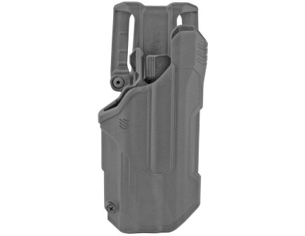 Blackhawk! T-Series Right Hand Duty Holster for Glock 17/19/22/31, Black - 44N200BKR
