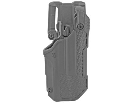 Blackhawk! T-Series Right Hand Duty Holster for Glock 17/19/22/31, Black - 44N600BWR