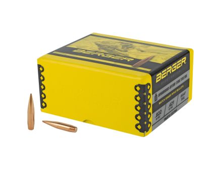 Berger Hybrid OTM Tactical 338 Caliber 300gr HP Boat Tail Reloading Bullets, 250 Count - 33794
