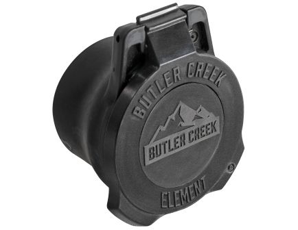 Butler Creek Element Scope Cover, 60mm-65mm, Black, Objective