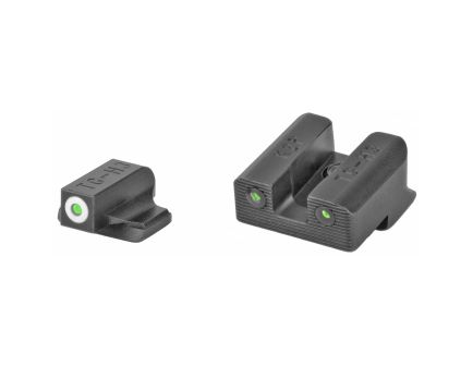 CANIK Tritium Pro Night Sights, Fit Canik TP9, Green Lamps, White Ring around Front Lamp