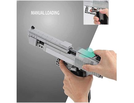 Caliber Gourmet Building Block Hand Gun Toy