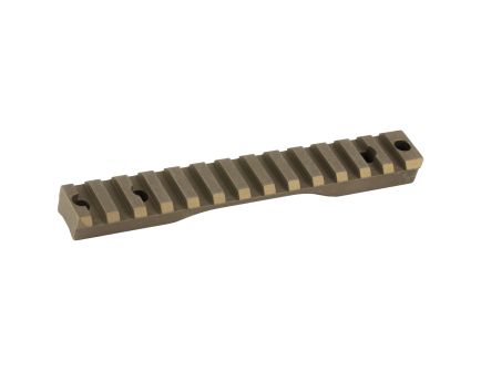 Christensen Arms 1 Piece Base, Burnt Bronze, Cerakote, 0MOA, for Remington 700 Short Action