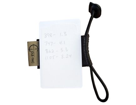 Cole-TAC Cheat Sheet, DOPE Card, Universal Fit, Black - CH1001