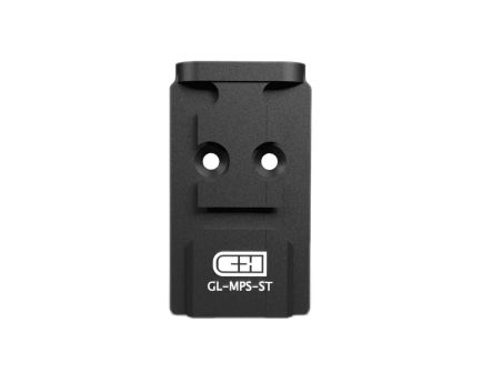 C&H Precision Optic Plate - Glock MOS V4 TO MPS STL- GL-MPS-ST