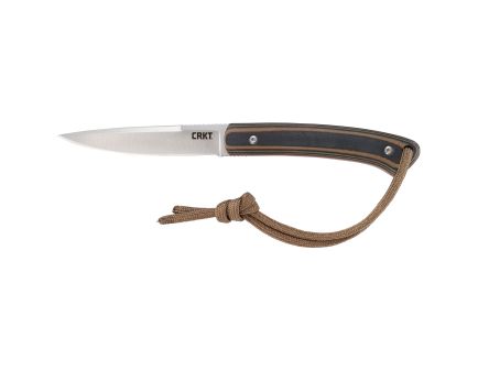 CRKT BIWA Silver Plain 3.02" 2382 Satin 8Cr13MoV