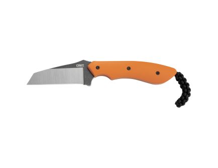 CRKT Spit Fixed Blade Knife Silver Plain Sheath 2.29" 2399 Satin 8Cr13MoV