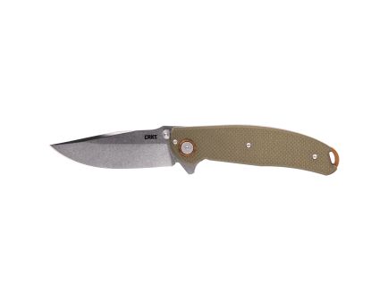 CRKT Butte 3.36" Drop Point Assisted Folding Knife, Silver - 2471