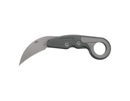 CRKT Provoke Compact 2.26" Karambit Folding Knife, Silver - 4045