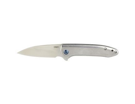CRKT Delineation Silver 2.94" Assisted Folding Knife, Silver - 5385