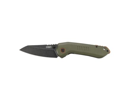 CRKT Overland Black Plain Reverse Tanto 2.99" 6280 Stonewashed 8Cr13MoV OD