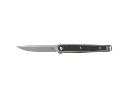 CRKT Seis Folding Knife Silver Plain 3.32" 7123 1.4116 Stainless Steel