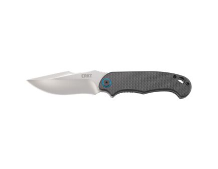 CRKT PSD Silver Plain Drop Point 3.63" 7920 Satin 1.4116 Stainless Steel
