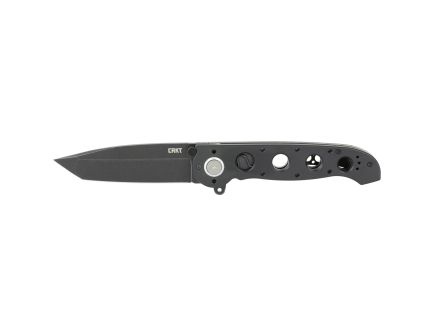 CRKT M16-04DB Black Tanto 3.89" Tanto Assisted Folding Knife, Black - M1604DB