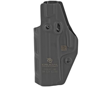 Crucial Concealment Covert IWB, IWB Ambidextrous, Kydex, Black, fits S&W Shield EZ 9/380