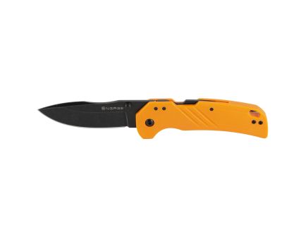 Cold Steel Engage, Folding Knife, 3" Drop Point Blade, Orange GFN Handle, Black Blade, Pocket Clip
