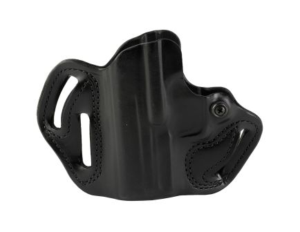 DeSantis Gunhide 002, Speed Scabbard, Belt Holster, fits HK P30SK, Left Hand, Black Leather