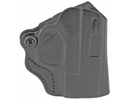 DeSantis Gunhide Mini Scabbard Belt Holster, fits Springfield Hellcat, Right Hand, Black Leather