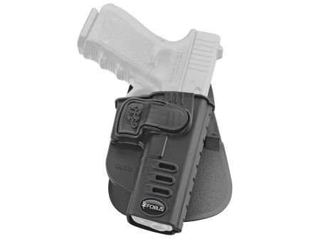 Fobus CH Series, Paddle Holster, Right Hand, Black, Fits Glock 17,19,22,23,31,32, Polymer
