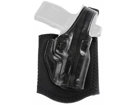 Galco Ankle Glove Ankle Holster, fits SIG-SAUER P365XL w/o Red Dot, Right Hand, Black Leather