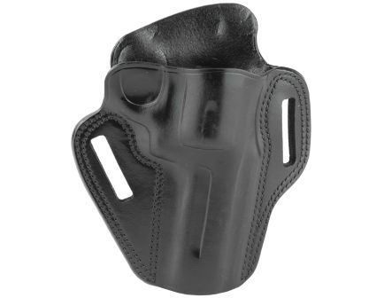 Galco Combat Master Belt Holster, Fits S&W L Frame with 4" Barrel, Right Hand, Black Leather