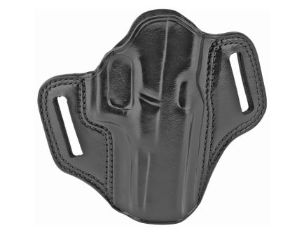 Galco Combat Master Belt Holster, Fits for GLOCK 20, 21, 37, Right Hand, Black Leather