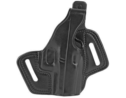 Galco Fletch High Ride Belt Holster, Fits For GLOCK 43, 43X, Right Hand, Black Leather