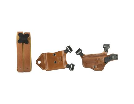 Galco Miami Classic II Shoulder Holster, fits 1911 Government 3-5" Barrel, Right Hand, Tan Leather