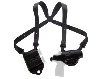 Galco Miami Classic II, Shoulder Holster, fits Sig Sauer P365,Right Hand, Black Premium Steerhide