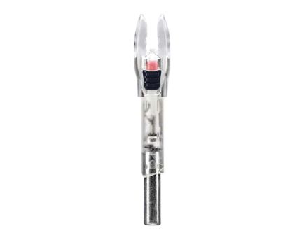 Nockturnal Shift G Lighted Nock, Clear/Red Pack of 3