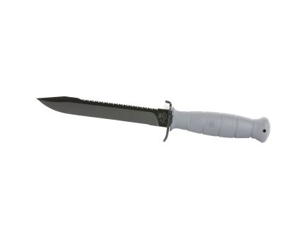 Glock Field Knife Fixed Blade Knife Gray Plain Root Saw 6.5" KG039180 1095 Carbon