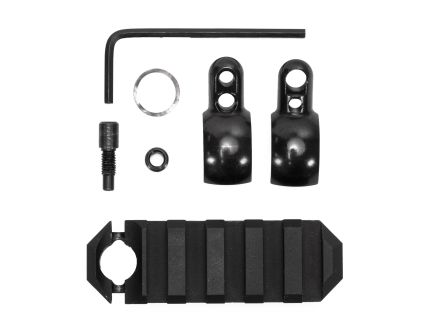 GrovTec Tube Rail, Barrel Band Mounted Picatinny Rail, 2.6", .630-.675, Black