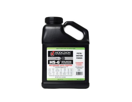 Hodgdon HS6 20 Gauge/28 Gauge/9mm/.38 Super/.40 S&W/10mm Smokeless Pistol/Shotgun Powder, 8 lb