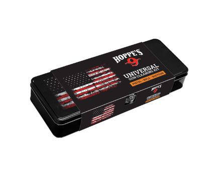 Hoppe's 12 Gauge/9mm/.22 Cal/.223 Cal/.40 Cal/.45 Cal/.270 Cal Universal Gun Cleaning Kit w/Mop