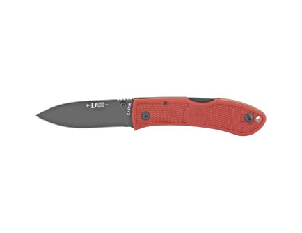 KA-BAR Folding Hunter 3" Drop Point Folding Knife, Black - 4062RD