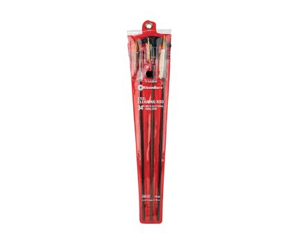 KleenBore .17 Cal/.177 Caliber/.200 Cal/.204 Cal #3-48 34" Multi-Section Cleaning Rod Set, Black
