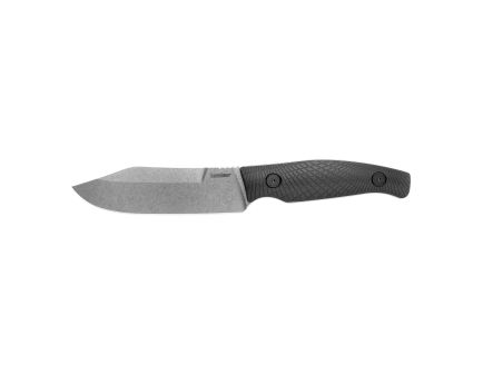 Kershaw Camp 5 4.75" Clip Point Fixed Blade Knife, Silver - 1083