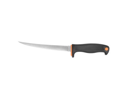 Kershaw Fillet, Fixed Blade Knife, Silver Blade, 7", Black Handle