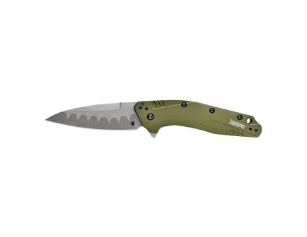 Kershaw Dividend 3" Drop Point Assisted Folding Knife, Black - 1812OLCB