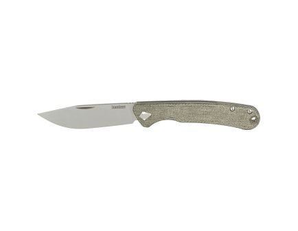 Kershaw Federalist 3.25" Clip Point Folding Knife, Silver - 4320