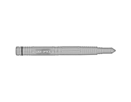 LUCID OPTICS Tactical Pen with Piercing Point, Black Ink, 6061Aluminum, Grey Finish L-TACPEN - GRY